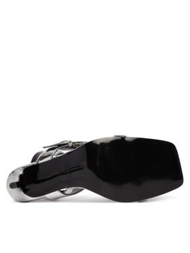 Versace Jeans Couture Sandały 80VA3S71 ZS406 900 Srebrny