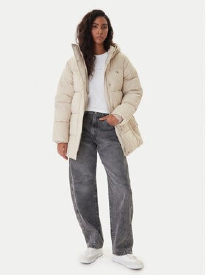 Calvin Klein Jeans Kurtka zimowa LV047D507G Beżowy Regular Fit