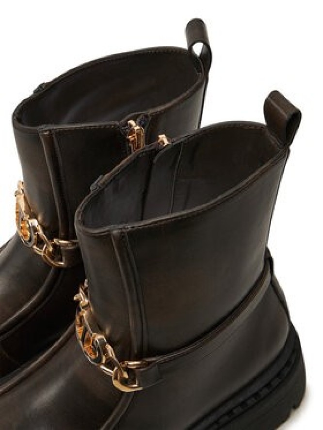 TWINSET Botki 242TGT110 Brązowy