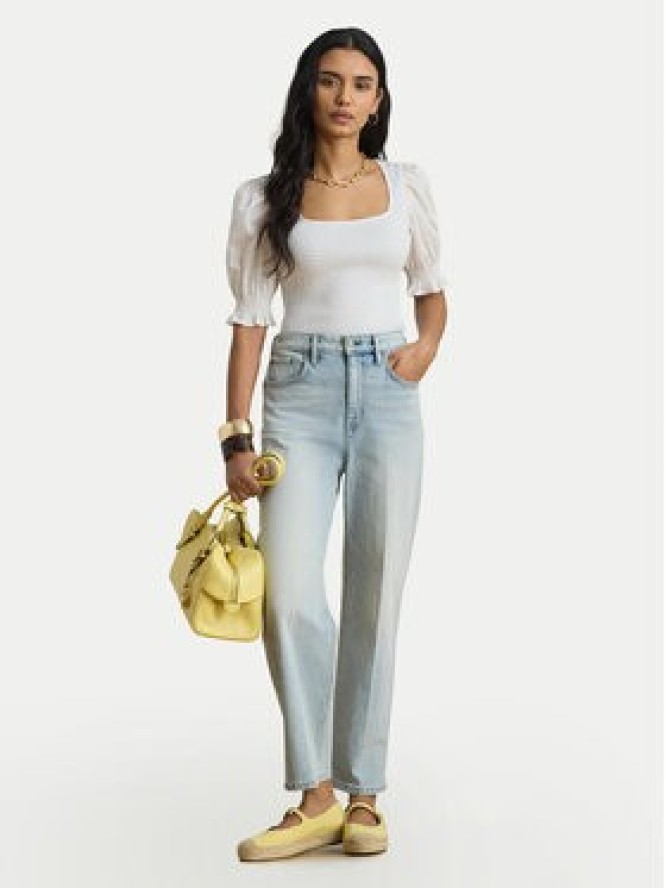 LAUREN RALPH LAUREN Bluzka 200P09102001 Biały Slim Fit