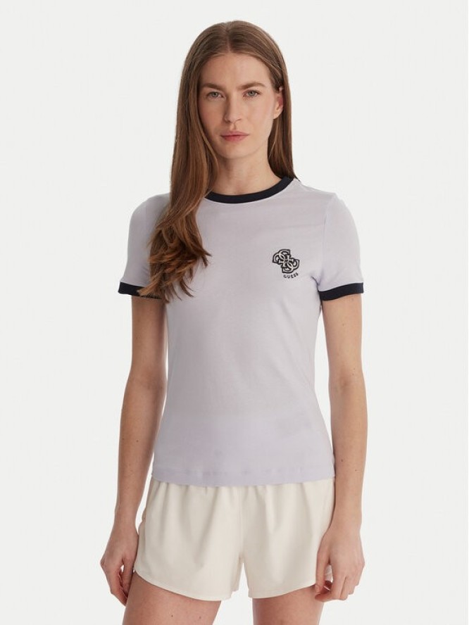 Guess T-Shirt V6GI05 K2966 Niebieski Regular Fit