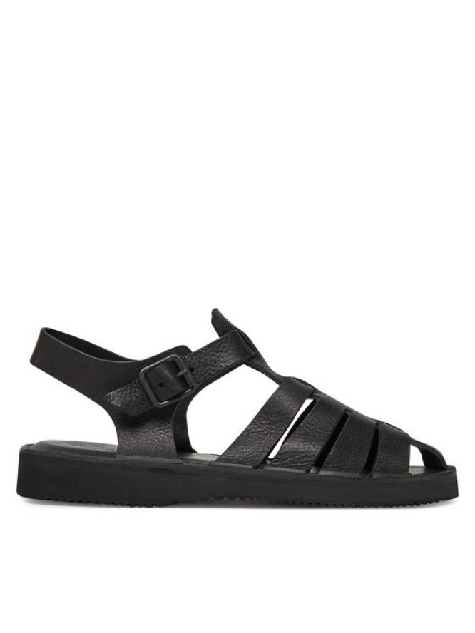 Fracap Sandały Vegetan D038 Czarny