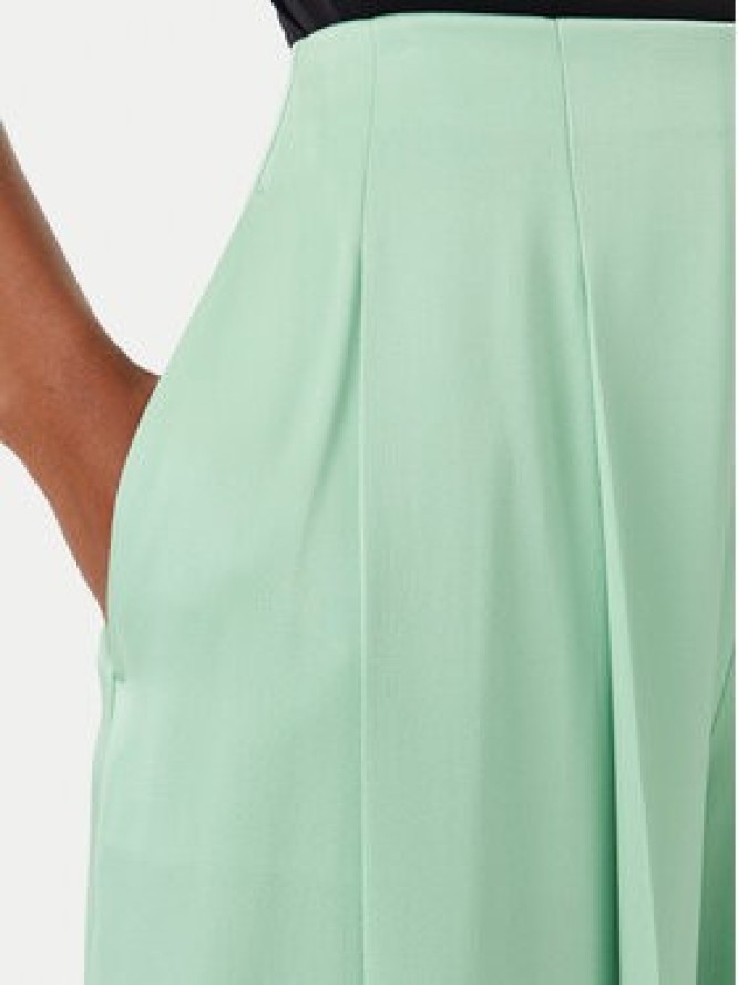 BOSS Spodnie palazzo Tetosa 50540618 Zielony Relaxed Fit