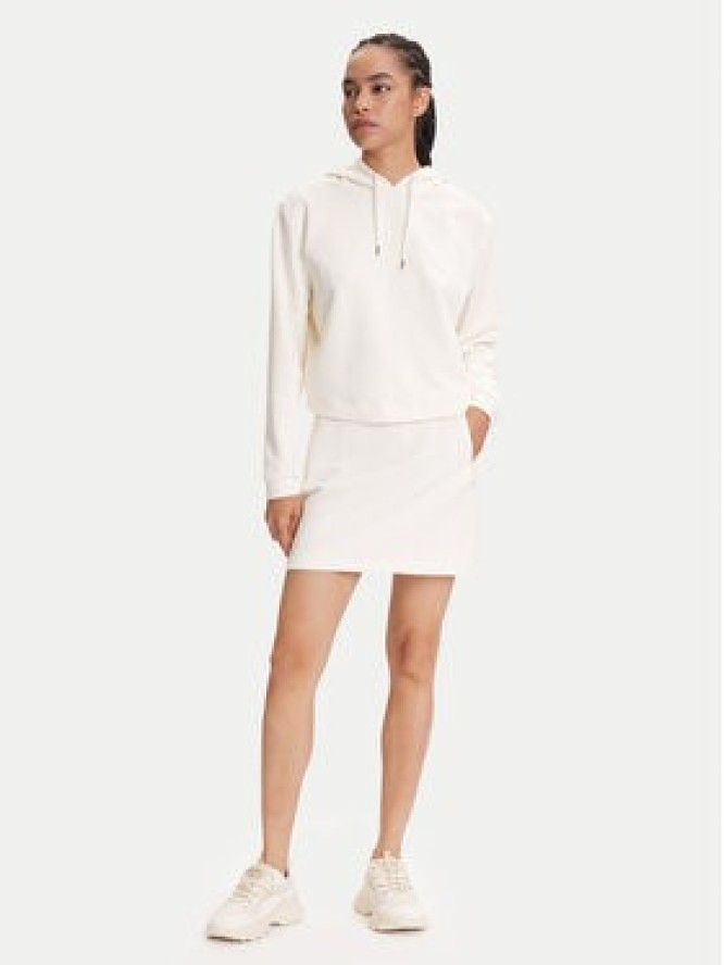 Guess Spódnica mini V5YD03 KBSL2 Écru Regular Fit