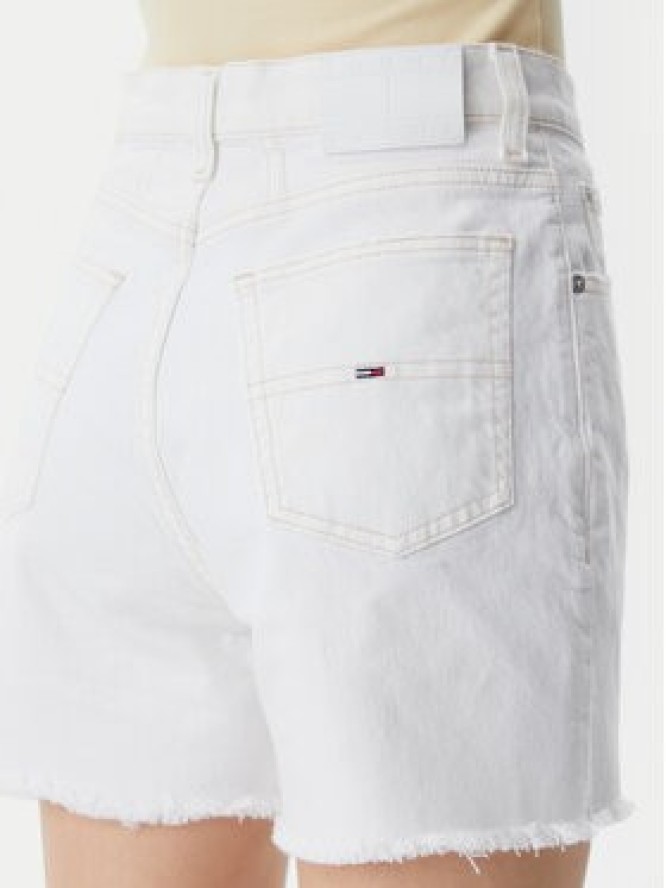 Tommy Jeans Szorty jeansowe DW0DW20093 Écru Mom Fit