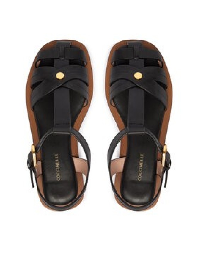 Coccinelle Sandały E4 U91 18 01 01 Czarny