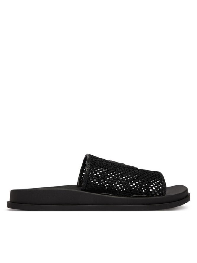 Calvin Klein Klapki Mesh Mule Slides HW0HW02889 Czarny