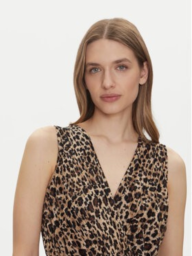 ONLY Sukienka koktajlowa Elema 15227247 Brązowy Regular Fit