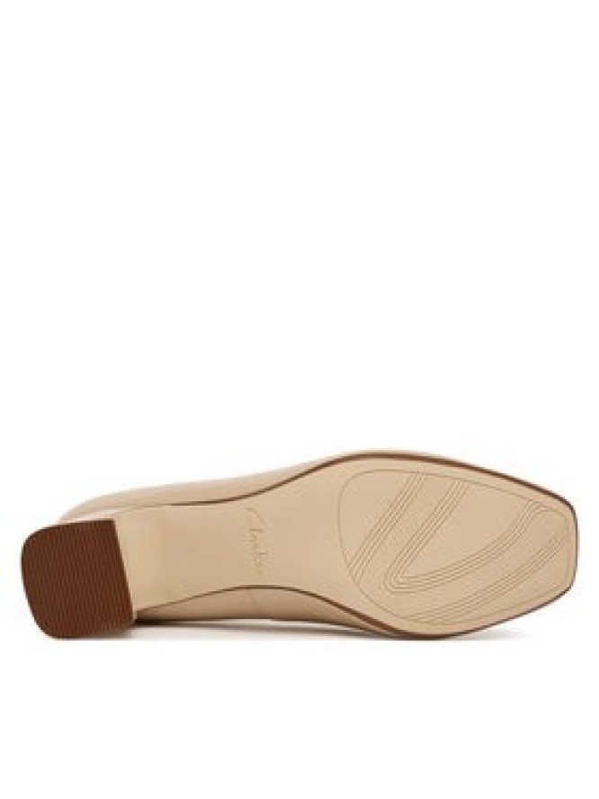 Clarks Czółenka Fernie Court 26183034 Beżowy jasny