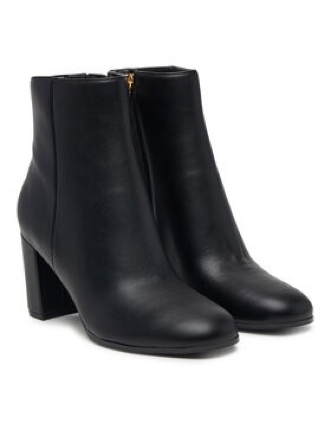 Guess Botki FLFBER LEA10 Czarny