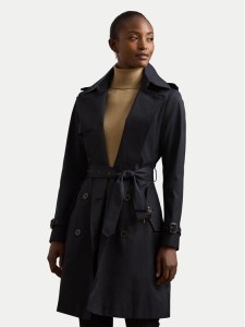 LAUREN RALPH LAUREN Trencz 297967122003 Granatowy Regular Fit