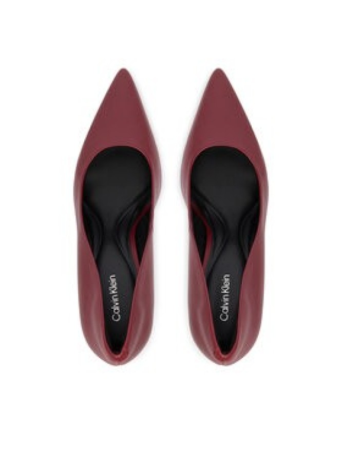 Calvin Klein Szpilki Ess Stiletto 90 HW0HW02608 Bordowy