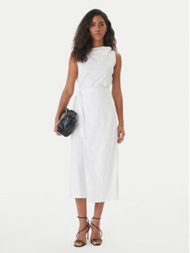 BOSS Sukienka koktajlowa Emiaky 50558902 Biały Slim Fit