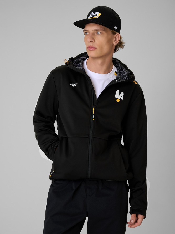 4F Kurtka softshell wiatroodporna membrana 5000 uniseks 4F | Drift Masters - czarna L