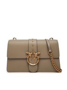 PINKO Torebka Love One Classic ST.CL Al 25-26 PLTT 105857 A0F1 Szary