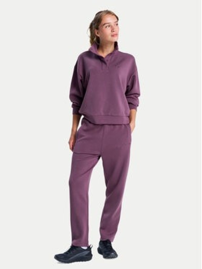 Roxy Spodnie dresowe Rise & Vibe Sweets ERJNP03660 Bordowy Regular Fit