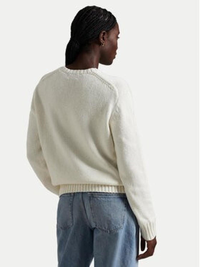 Polo Ralph Lauren Sweter 211966255001 Écru Relaxed Fit