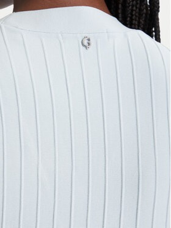 Guess Sukienka dzianinowa W6GK53 Z0658 Błękitny Regular Fit