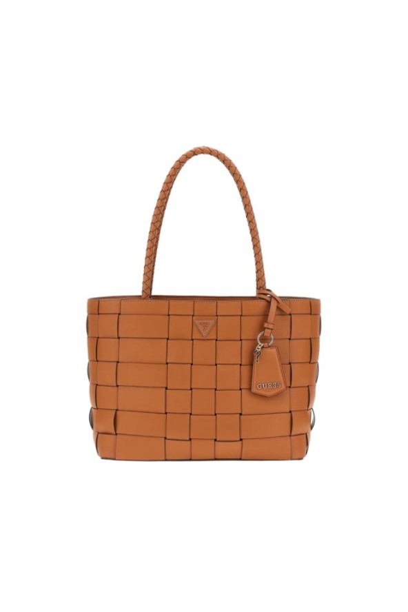 GUESS Brązowa shopperka damska Maylee