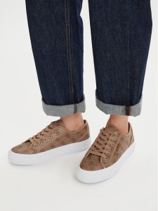 Guess Sneakersy FLTJ10 FAL12 Brązowy jasny