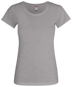clique Slub-T Women Dopasowany T-shirt z bawełny slub