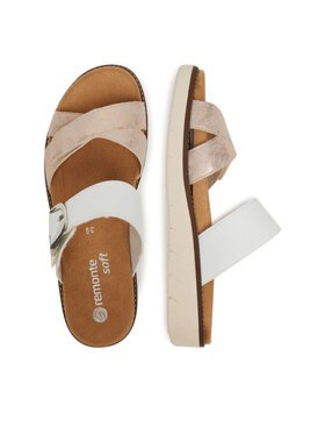 Remonte Klapki D2048-90 Beżowy