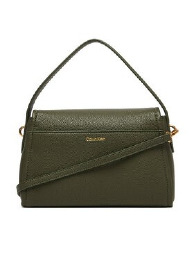 Calvin Klein Torebka Emblem Hw Pebble Shoulder Bag 25 LV04F3425G Zielony