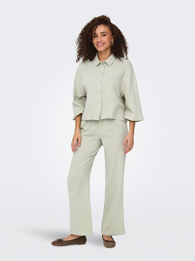 JDY Bluzka w kolorze beżowym rozmiar: M