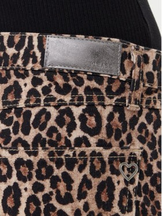 Please Jeansy P3HSDBNC97 Brązowy Straight Fit