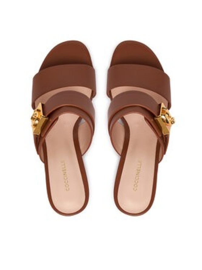 Coccinelle Klapki C-Me E4 U7Q 17 02 01 Brązowy