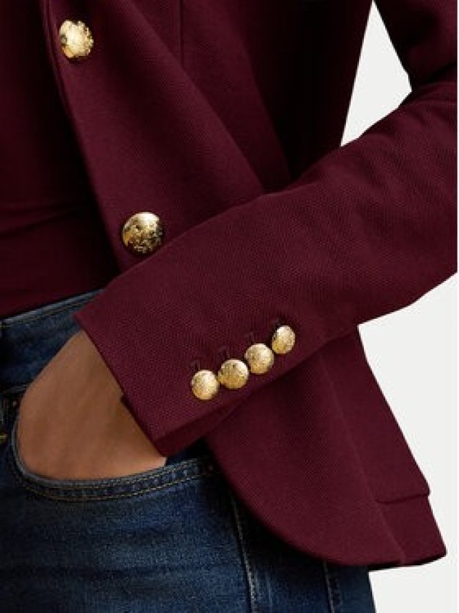 LAUREN RALPH LAUREN Marynarka 200797305029 Bordowy Slim Fit