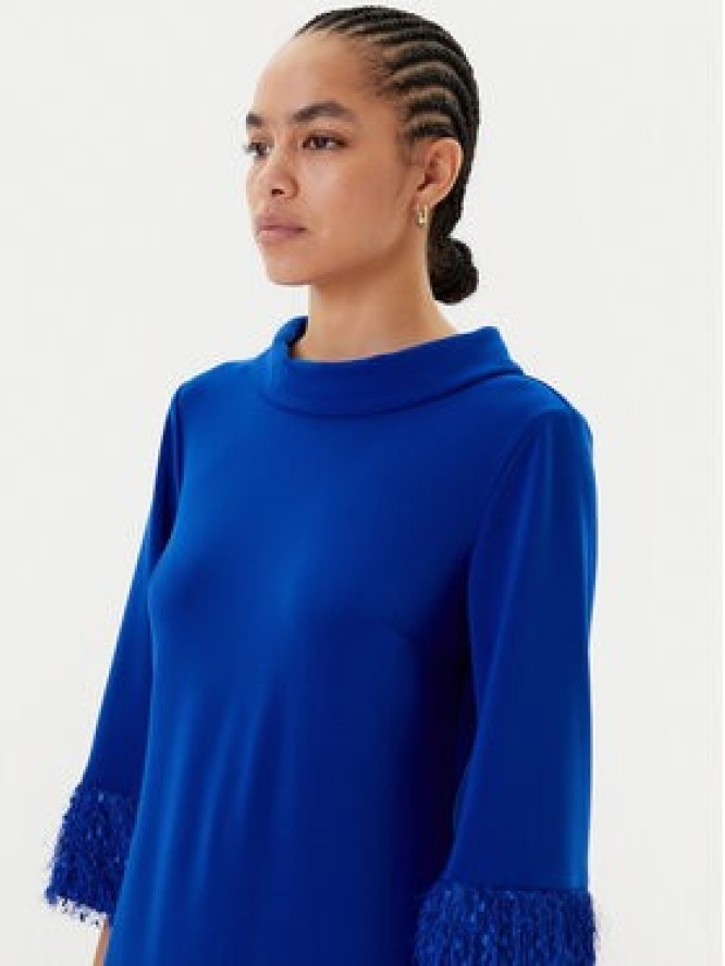 Joseph Ribkoff Sukienka koktajlowa 253054 Niebieski Regular Fit