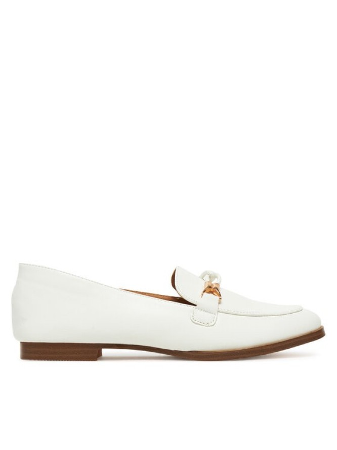 DeeZee Loafersy R8102 Biały