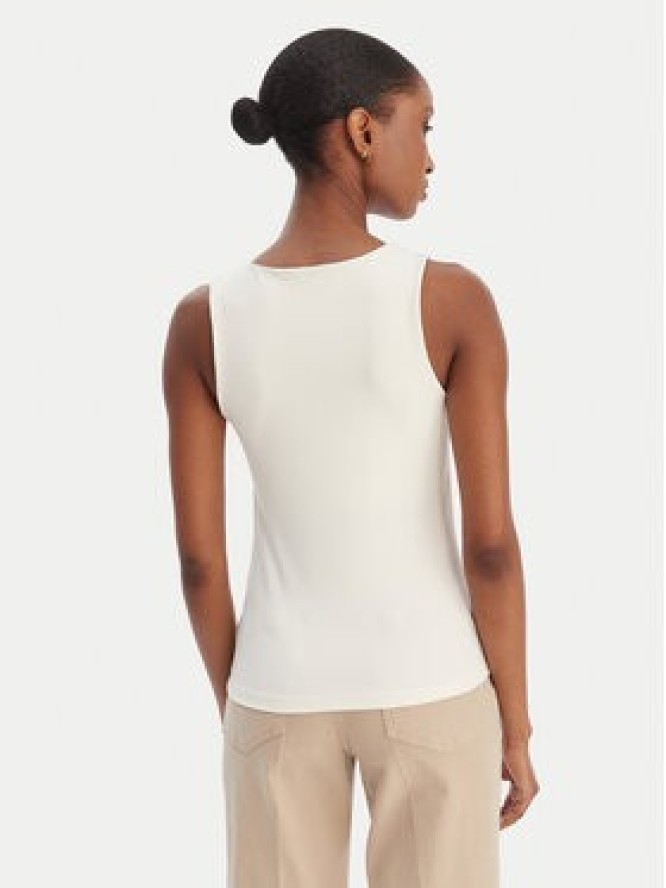 Marella Top Tiglio 2615941051 Écru Slim Fit