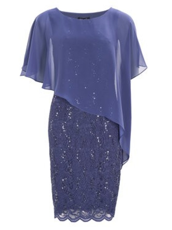 Swing Sukienka koktajlowa 77760410 Niebieski Regular Fit