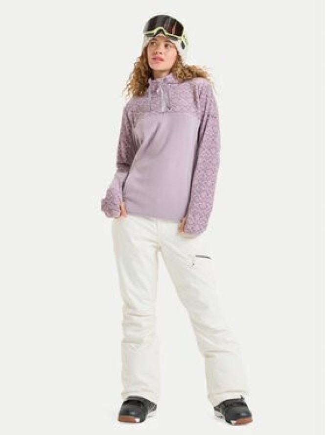 Roxy Polar Sayna Half Zip ERJFT04831 Fioletowy Regular Fit