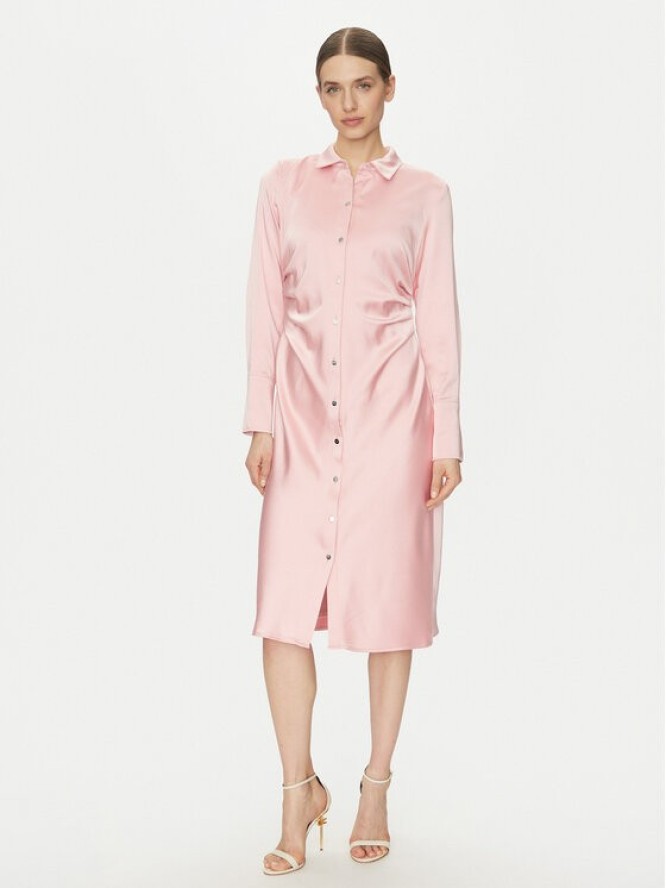 DKNY Sukienka koszulowa DD4KTE31 Różowy Regular Fit