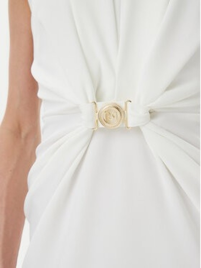 Rinascimento Sukienka koktajlowa CFC0123794003 Biały Regular Fit