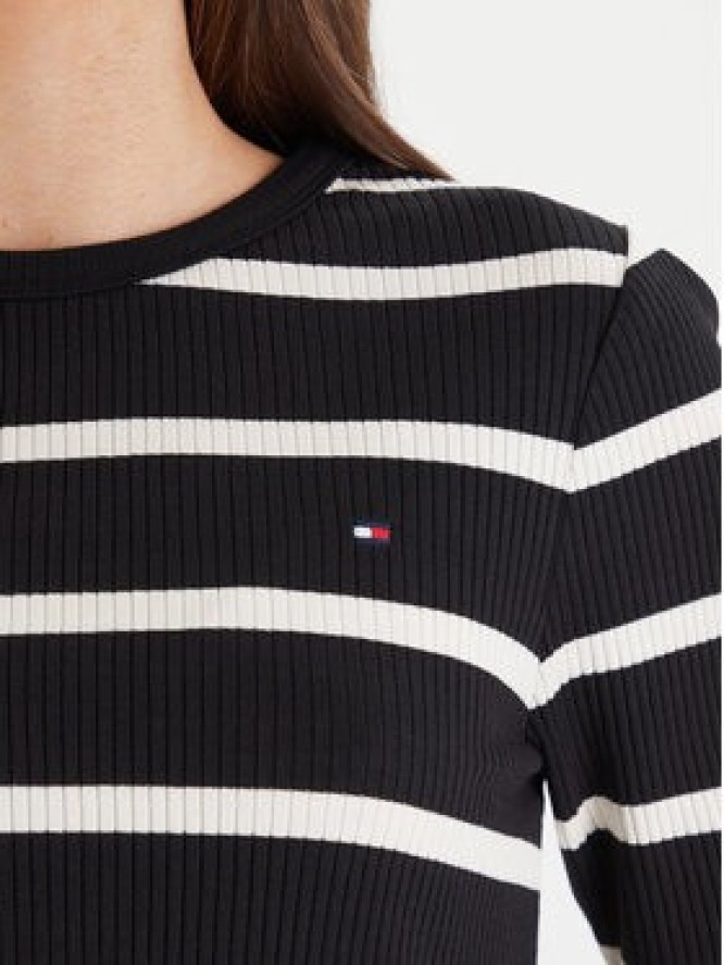 Tommy Hilfiger T-Shirt WW0WW47308 Czarny Slim Fit