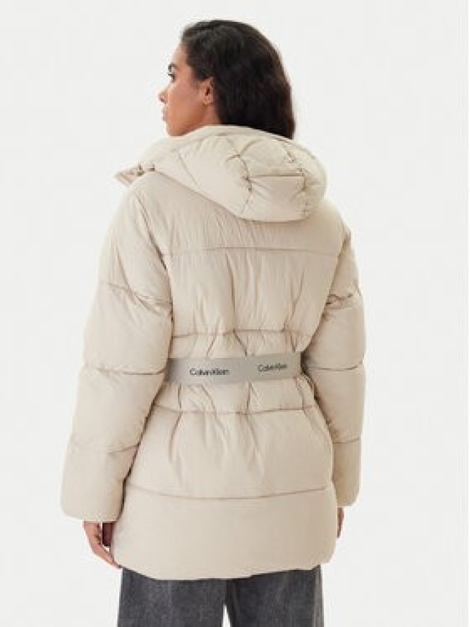 Calvin Klein Jeans Kurtka zimowa LV047D507G Beżowy Regular Fit