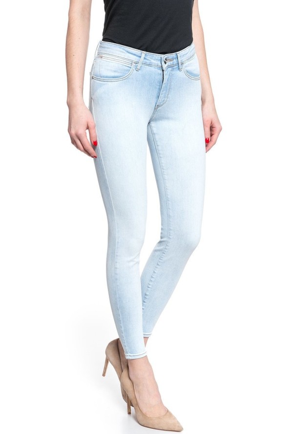 WRANGLER SKINNY CROP CRYSTAL BLUES W28MGU28B 112128456
