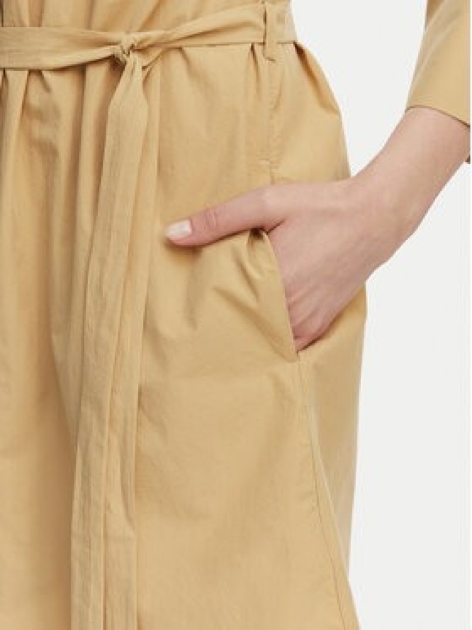 Gant Sukienka koszulowa 4503527 Beżowy Regular Fit