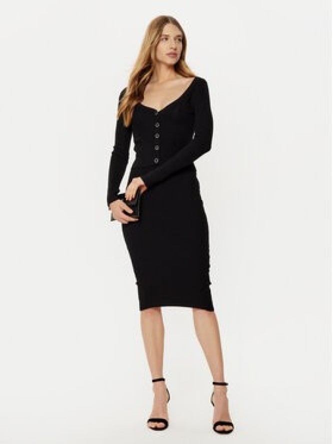 Guess Spódnica midi W5RD15 Z2V62 Czarny Slim Fit