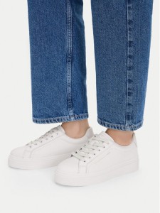 Tommy Hilfiger Sneakersy Chic Cupsole FW0FW09107 Écru