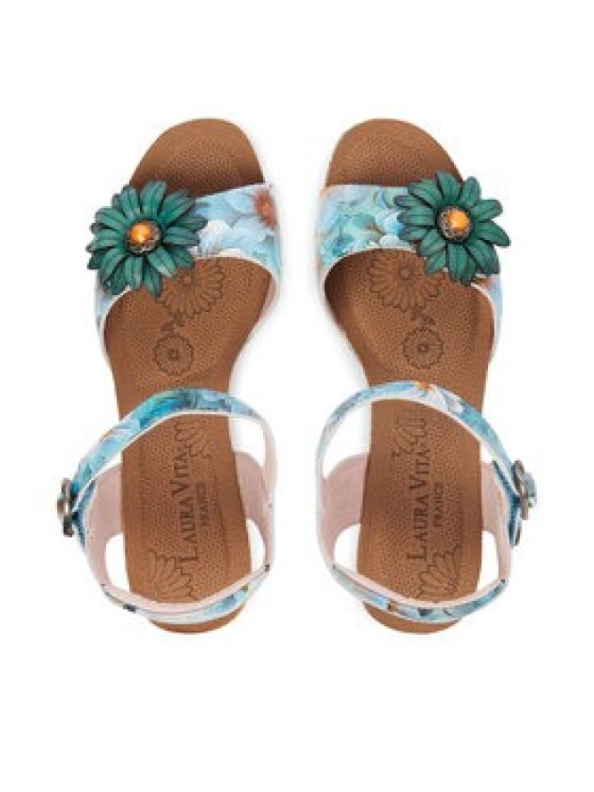 Laura Vita Sandały Facyo 75 Niebieski