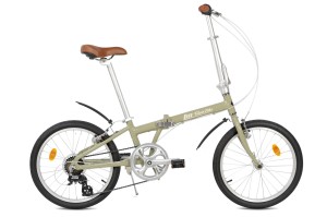 Folding - 7-biegowy aluminiowy rower składany 20" Beige