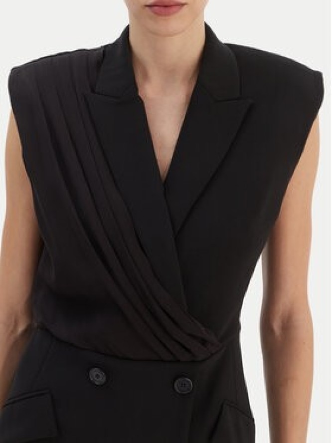 KARL LAGERFELD Sukienka koktajlowa B1W13051 Czarny Slim Fit