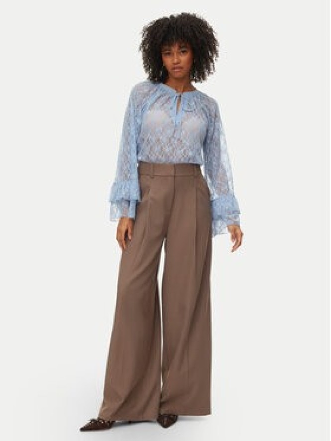 Vero Moda Bluzka Loulou 10345400 Błękitny Loose Fit