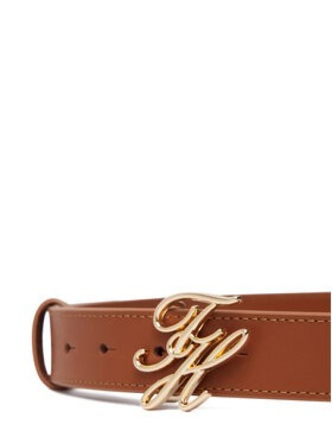 Tommy Hilfiger Pasek Th Script 3.0 AW0AW18568 Brązowy