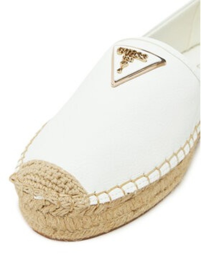 Guess Espadryle FLJLND LEA14 Biały
